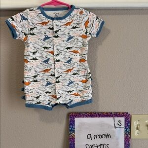 Carter's Multicolor Dinosaur Baby Romper